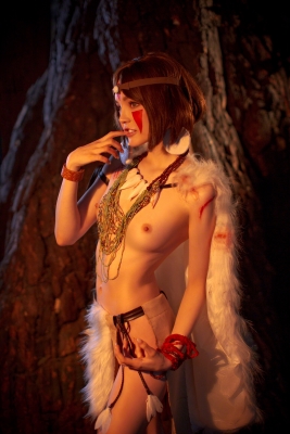 Princess mononoke nude pictures cosplay tits nipples bust top012