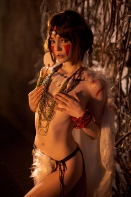 Princess mononoke nude pictures cosplay tits nipples bust top030