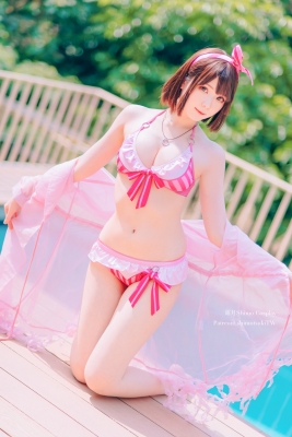 Swimsuit bikini gravure Megumi Kato How to Raise a Saenai Kanojo cosplay004