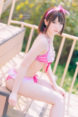 Swimsuit bikini gravure Megumi Kato How to Raise a Saenai Kanojo cosplay010