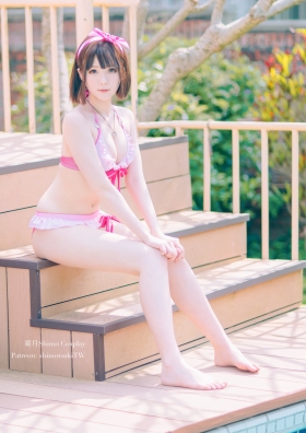 Swimsuit bikini gravure Megumi Kato How to Raise a Saenai Kanojo cosplay009