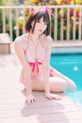 Swimsuit bikini gravure Megumi Kato How to Raise a Saenai Kanojo cosplay011