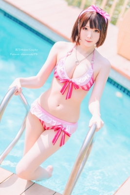 Swimsuit bikini gravure Megumi Kato How to Raise a Saenai Kanojo cosplay013