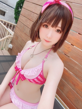 Swimsuit bikini gravure Megumi Kato How to Raise a Saenai Kanojo cosplay018