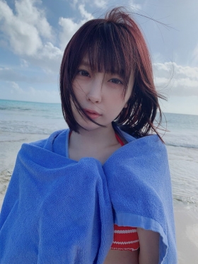 Rin Miyauchi Swimsuit Bikini Gravure Under the Same Sky 2021023