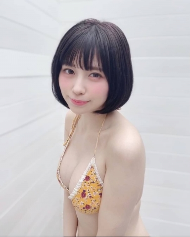 Rin Miyauchi Swimsuit Bikini Gravure Fluffy Love Letter 2021001