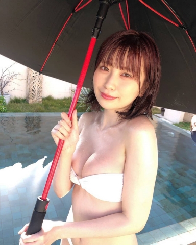Rin Miyauchi Swimsuit Bikini Gravure Fluffy Love Letter 2021003