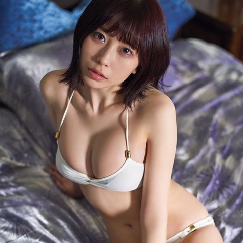 Rin Miyauchi Swimsuit Bikini Gravure Fluffy Love Letter 2021006