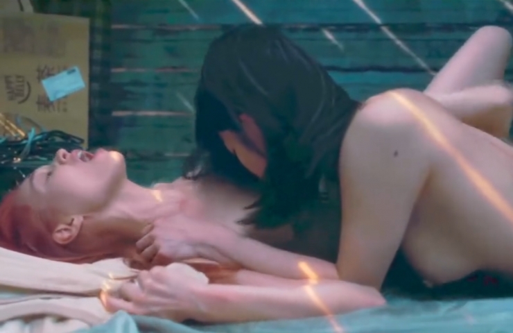 Kiko Mizuhara, Honami Satou, Hair Nude Scene, Movie, Girlfriend 2021019