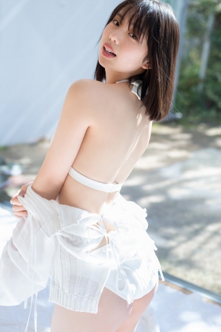 Himena Kikuchi White Swimsuit Bikini Pure Vol2014