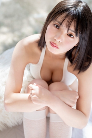 Himena Kikuchi White Swimsuit Bikini Gravure Pure Vol3001