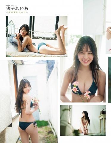 Reia Inoko swimsuit bikini gravure Shes 17 years old, but shes caring and noisy at the same time006