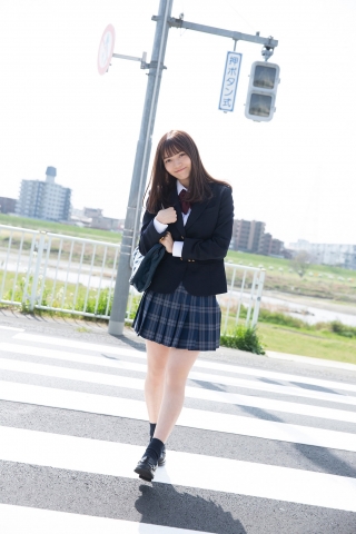Nanako Kurosaki 17 years old active high school girl idol003