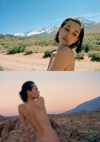 Kiko Mizuhara Swimsuit Gravure in the California wilderness,looking just as she is005