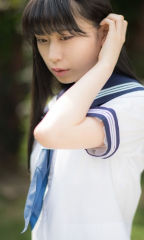 Rin Miyauchi Swimsuit Gravure Black Top Beautiful Girl Vol1001