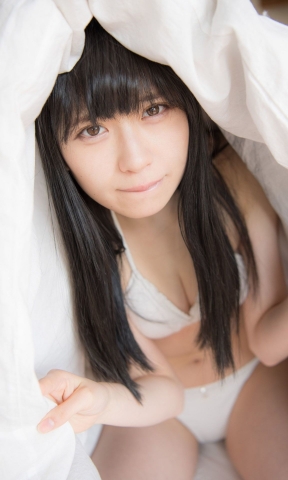 Rin Miyauchi Swimsuit Gravure Black Top Beautiful Girl Vol1034