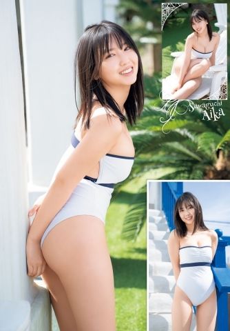 Aika Sawaguchi Ahead of summer the strongest body with a fresh smile013
