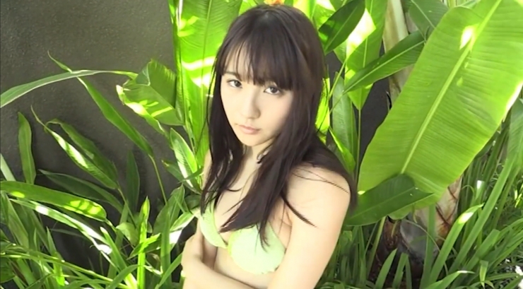 Rina Asakawa Green Bikini027