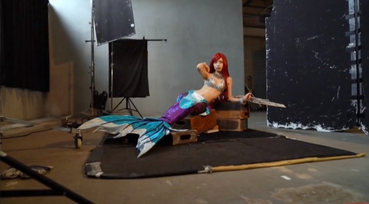 Akari Akase Bikini Mermaid005