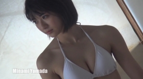 Minami Yamada White Swimsuit Baseball White Bikini047