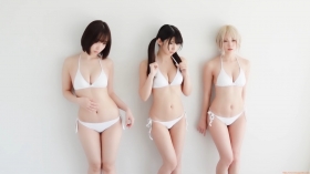 Enako Moe Iori Kokoro Shinozaki, White Bikini Bikini Armor109