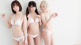 Enako Moe Iori Kokoro Shinozaki, White Bikini Bikini Armor114