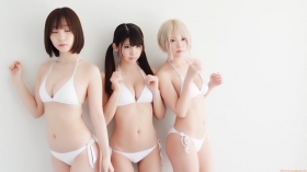Enako Moe Iori Kokoro Shinozaki, White Bikini Bikini Armor116