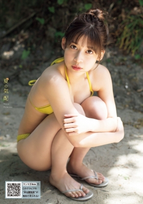 Yuri Someno shows off her refreshing swimsuit in the early summer sea004