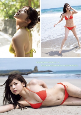 Yuri Someno shows off her refreshing swimsuit in the early summer sea003