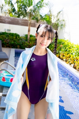 Mao Imaizumi Swimming Race Swimsuit Image Purple arena arena Vol2056