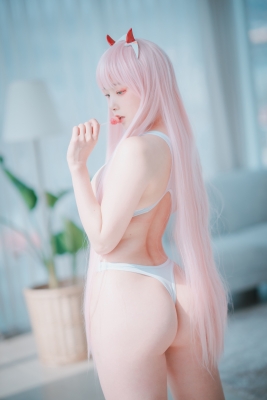 White swimming suit images Darling In The Franchise Zero Two 6043