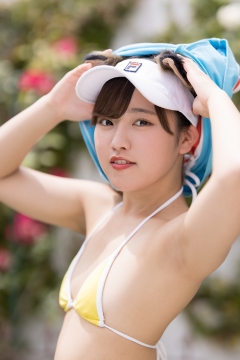 Katsuki Anju Swimsuit gravure Tennis girl030