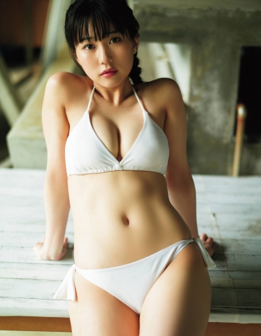 HKT48 Miku Tanaka Swimsuit Gravure Liberation009