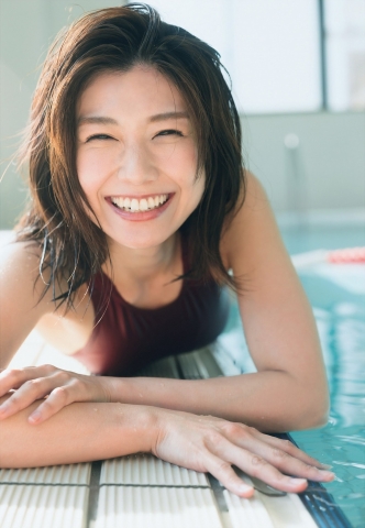Yuki Fujiki Swimming After the Rain005