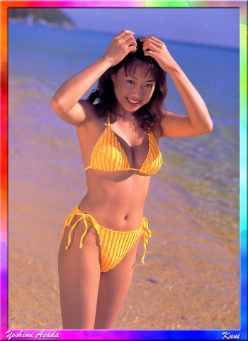 Asada Yoshimi Swimsuit Bikini Gravure Former comedian Pirates001