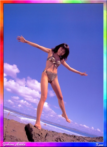 Asada Yoshimi Swimsuit Bikini Gravure Former comedian Pirates012
