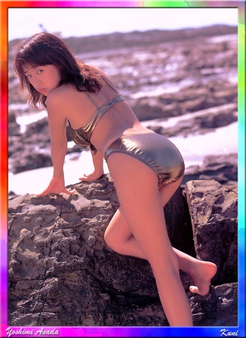 Asada Yoshimi Swimsuit Bikini Gravure Former comedian Pirates040
