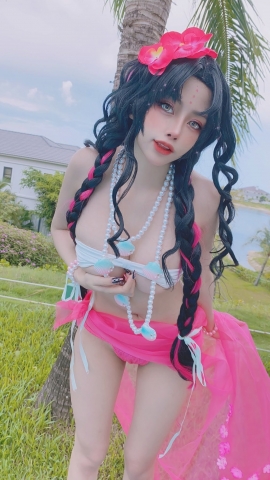 Swimsuit Bikini Gravure Kiara Sasshiin FateGO Exposure Cosplay Micro Bikini 2035