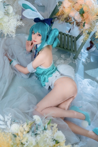 Bunny Girl Hatsune Miku White Rabbit ver Erotic Cosplay Sexy Cosplay 002