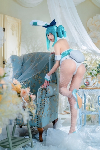 Bunny Girl Hatsune Miku White Rabbit ver Erotic Cosplay Sexy Cosplay 014