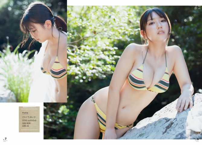 Aika Sawaguchi gravure queen of harmony on the southern island006