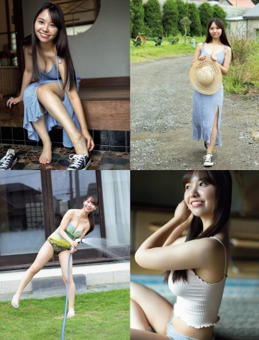 NMB48 Yuzuma Hongo a new heroine with a flood of swimsuit gravure offers001