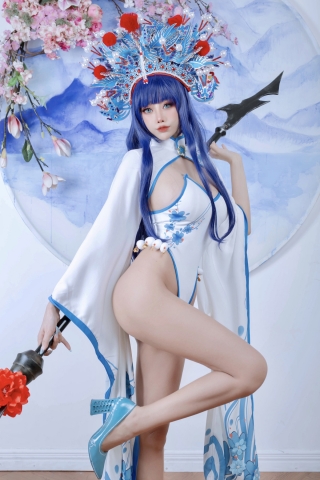 Pai Mei White Eyebrow Kung Fu Extreme Exposure Erotic Cosplay Sexy Cosplay Ethnic Costumes Byoru Byoru001