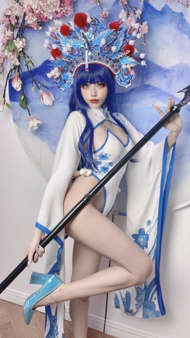 Pai Mei White Eyebrow Kung Fu Extreme Exposure Erotic Cosplay Sexy Cosplay Ethnic Costumes Byoru Byoru033