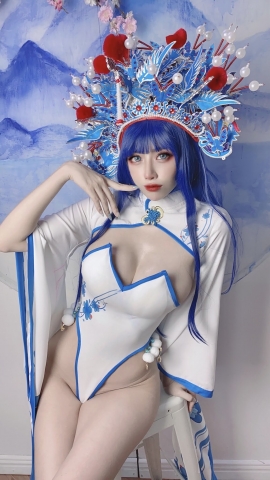 Pai Mei White Eyebrow Kung Fu Extreme Exposure Erotic Cosplay Sexy Cosplay Ethnic Costumes Byoru Byoru039