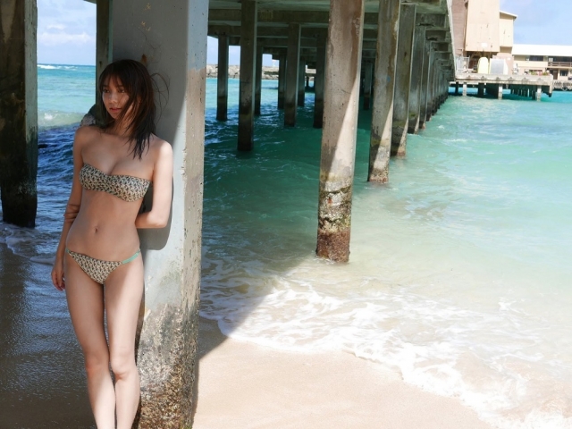 Asuka KAWAZU Swimsuit Bikini lw012