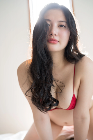 Fusako Teramae Red Micro Bikini020