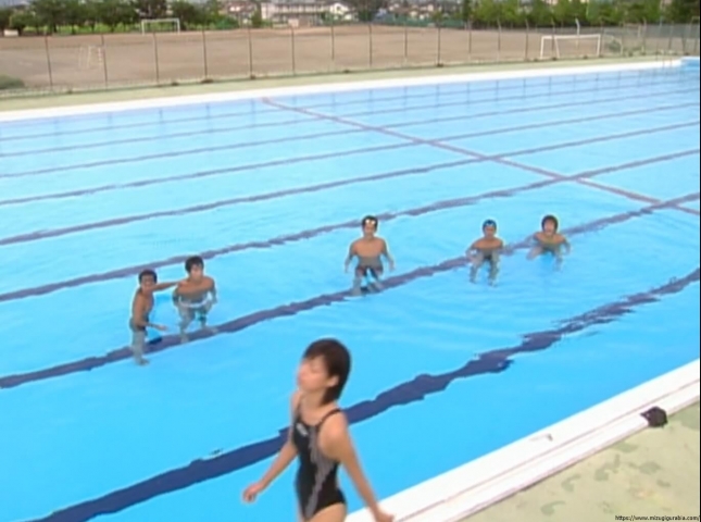 Saki Aibu Swimming Race Swimsuit Water Boys vv070