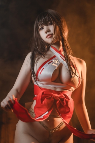 Rope and Shrine Maiden Sexy Cosplay gg008