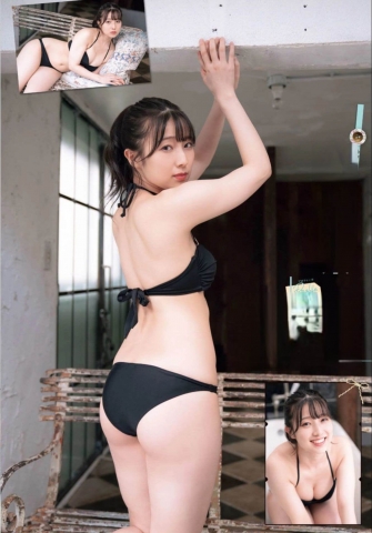 NMb48 Rei Kaminishi Yuzuma HongoWakana Abe Swimsuit Bikini010